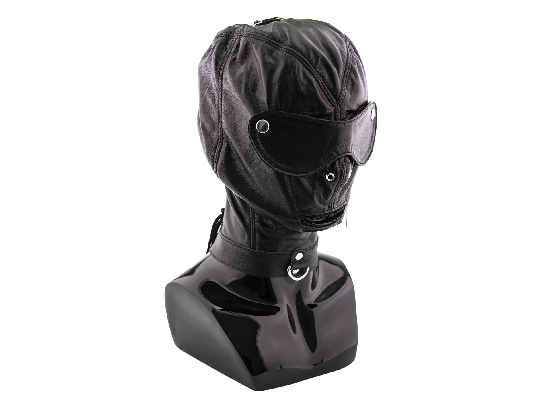 шлем pinkrabbit с ошейником и шорами, черный в Краснодаре