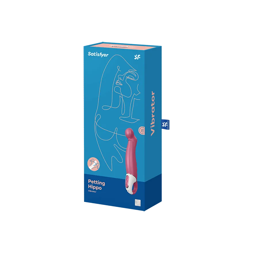 вибростимулятор satisfyer petting hippo, красный в Краснодаре