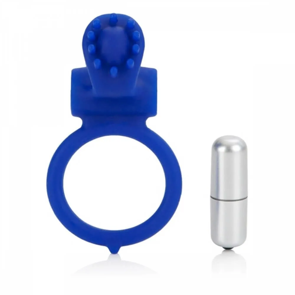 виброкольцо california exotic novelties body & soul infatuation, синее в Краснодаре