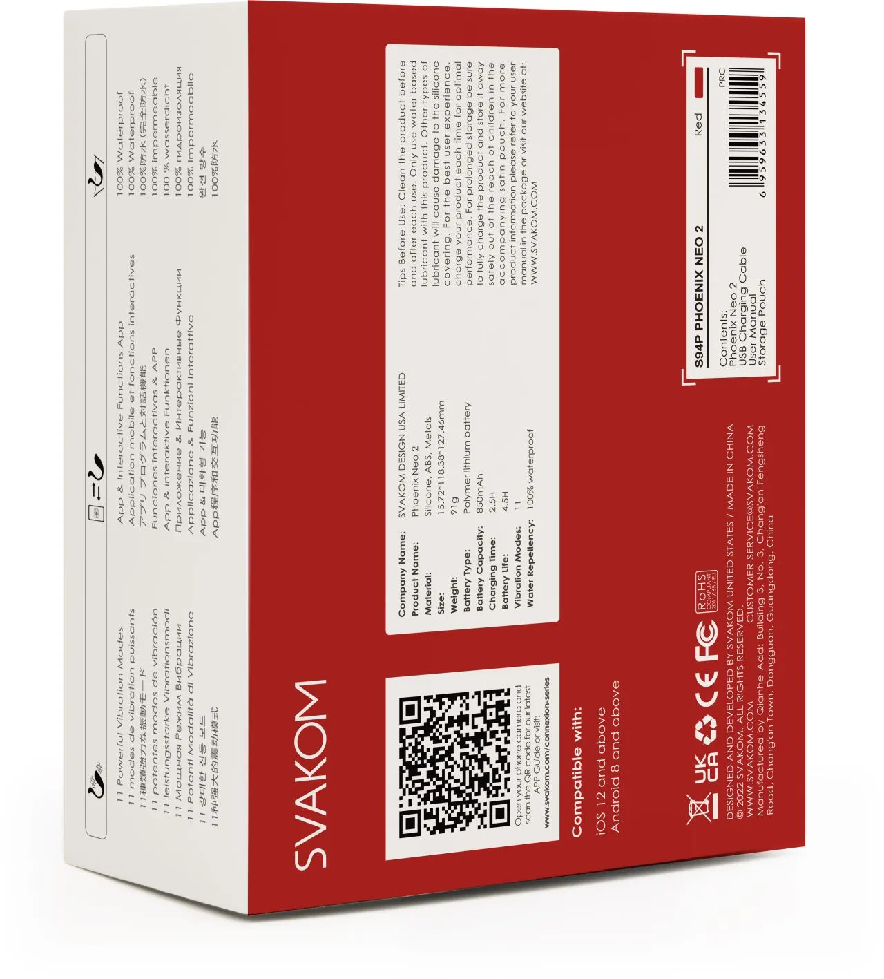 интерактивный вибромассажер phoenix neo 2 red в Краснодаре