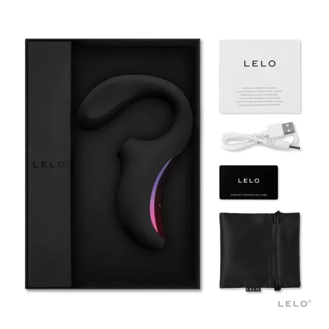 вакуумный стимулятор двойного действия lelo enigma, чёрный в Краснодаре