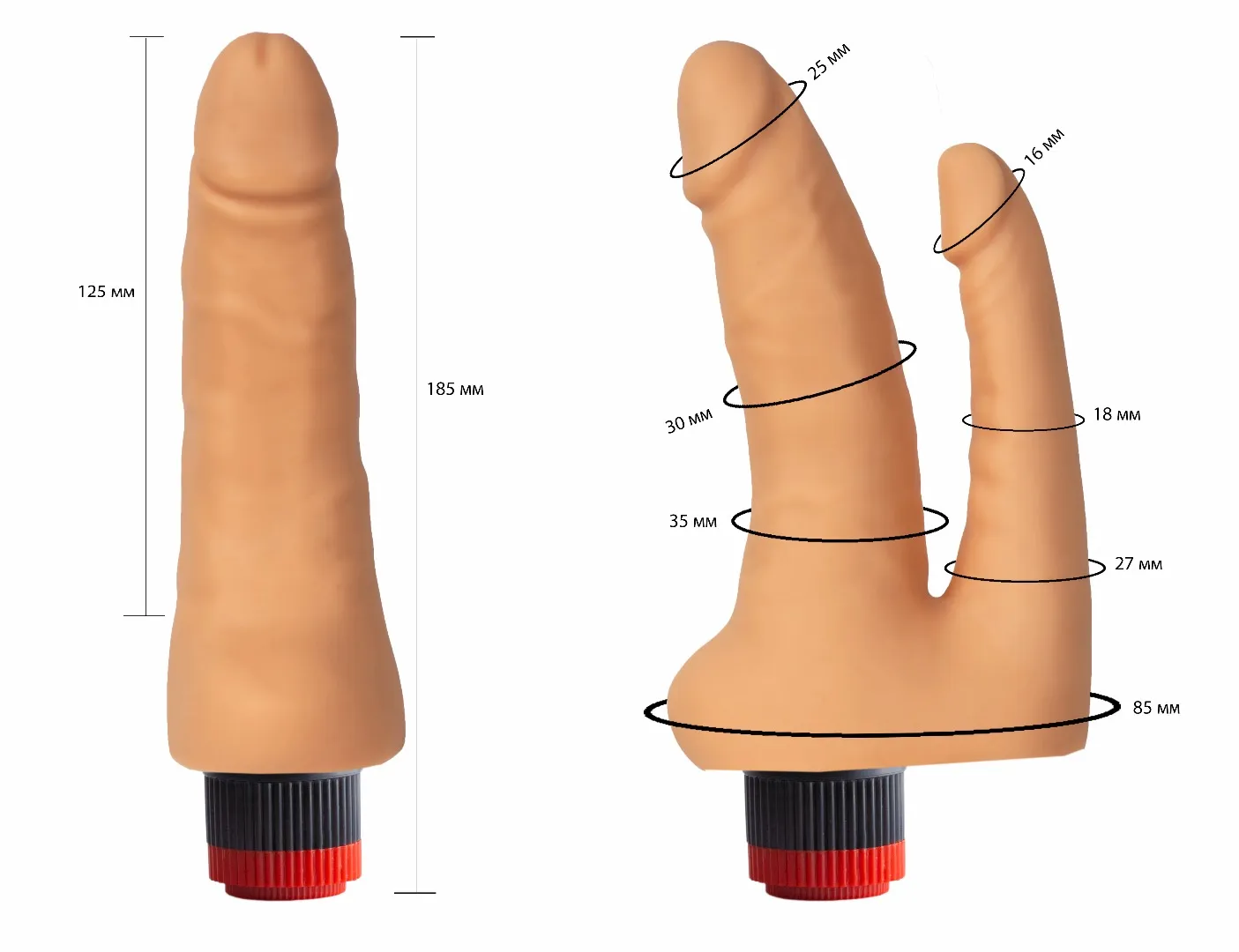 вибратор гелевый двойной 114700ru в Краснодаре