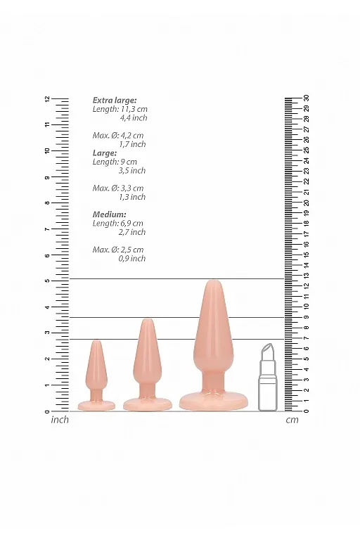 набор анальных пробок anal trainers kit в Краснодаре