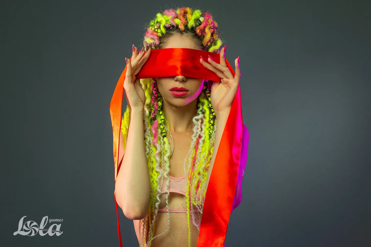 лента party hard wink red 1142-01lola в Краснодаре