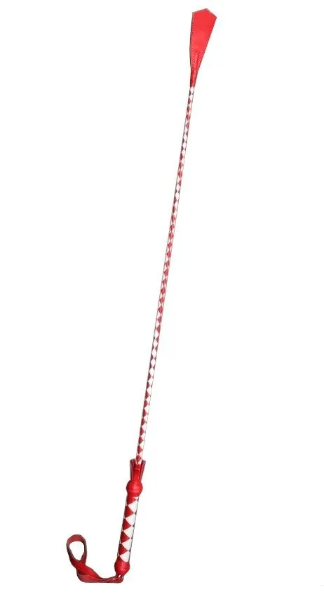 стек плетеный подиум с хлопушкой, красно-белый в Краснодаре