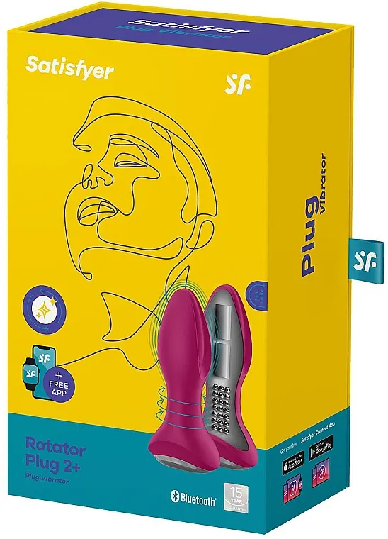 анальный стимулятор с ротацией satisfyer rotator plug 2+ 003177sa в Краснодаре
