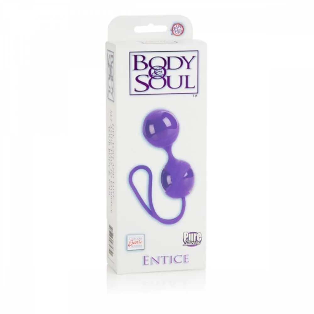 вагинальные шарики california exotic novelties body & soul entice, фиолетовые в Краснодаре