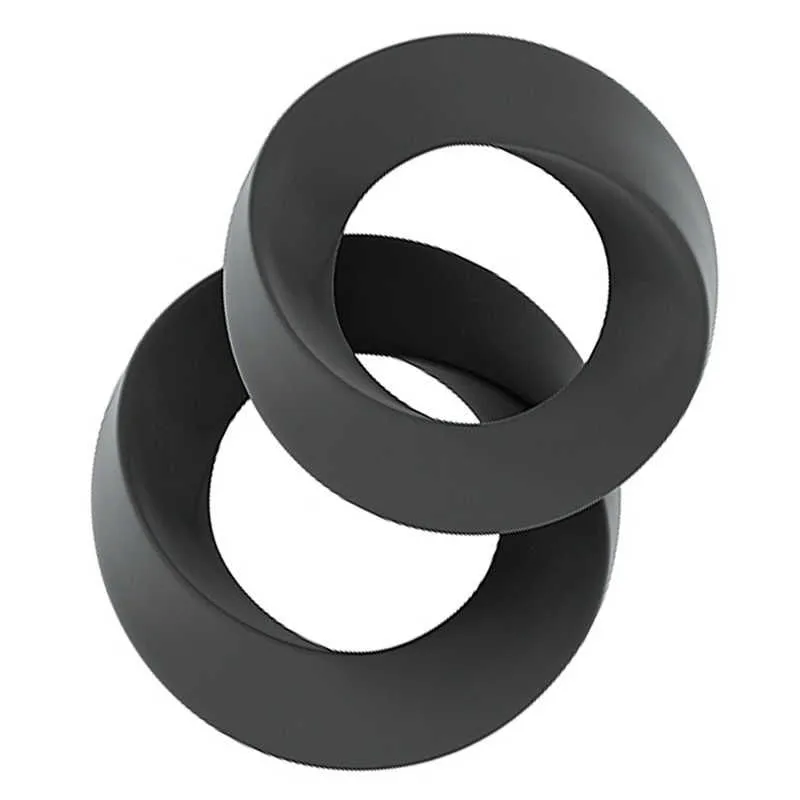 Набор из двух колец NO.24 - Mobius Cockring Set