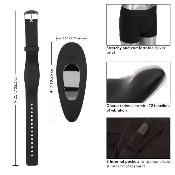 трусы боксеры с вибромассажером remote control panty set  m/l в Краснодаре