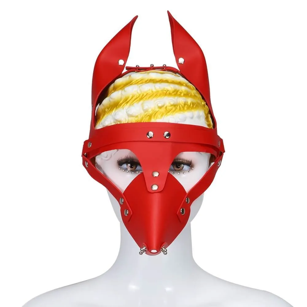 Маска Lapin Rose Лиса, красная