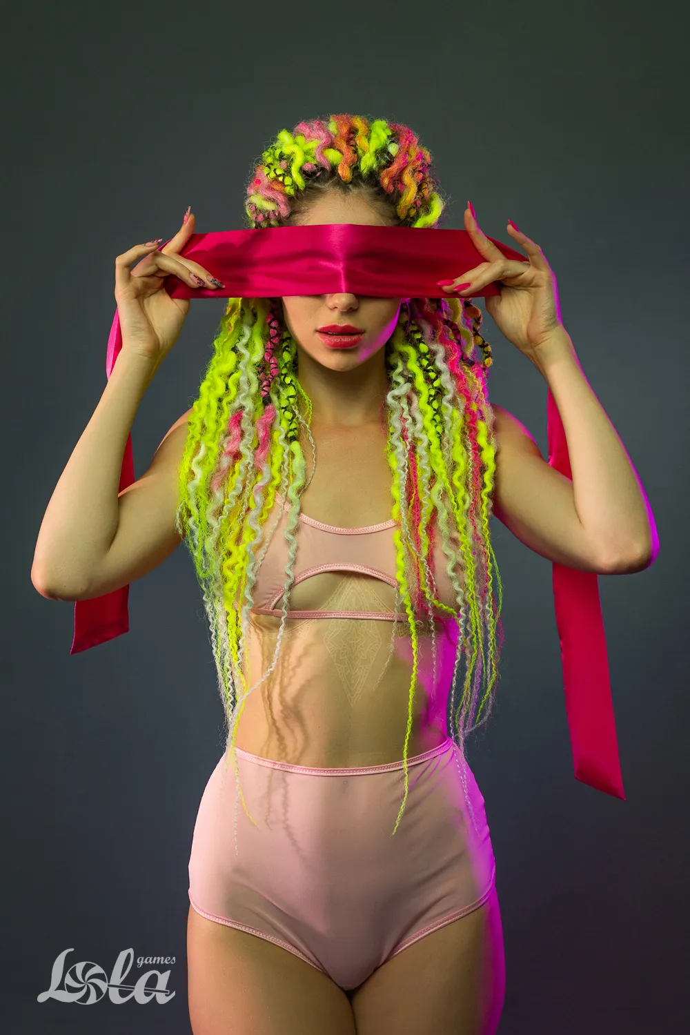 лента party hard wink pink 1142-02lola в Краснодаре