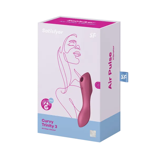 вакуумный массажер satisfyer curvy trinity 3 red 036526sa в Краснодаре