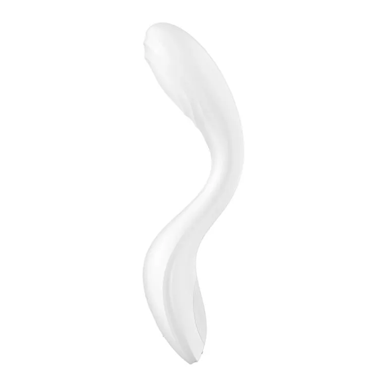 вибромассажер satisfyer rrrolling pleasure с движущимся шариком для стимуляции точки g (белый) в Краснодаре