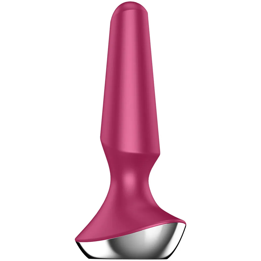 анальная пробка с вибрацией satisfyer plug ilicious 2 (малиновый)  в Краснодаре
