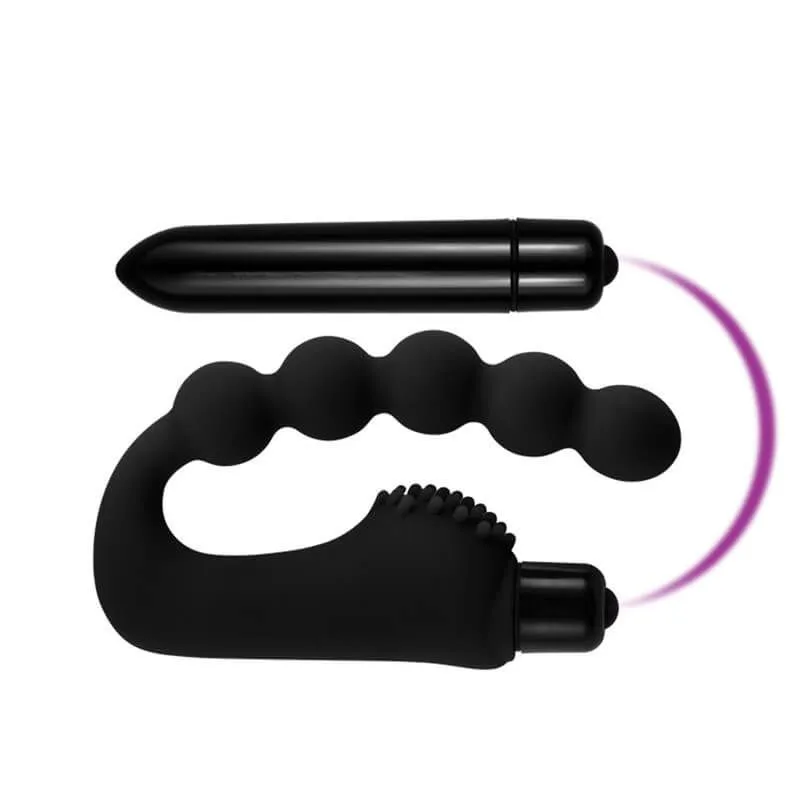 стимулятор простаты lovetoy silicone power beads, с вибрацией в Краснодаре