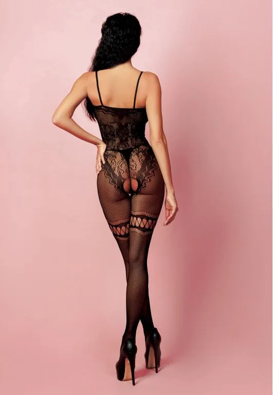 Эротическое кетсьюит (боди-комбинезон) valencia xl/xxl черный в Краснодаре