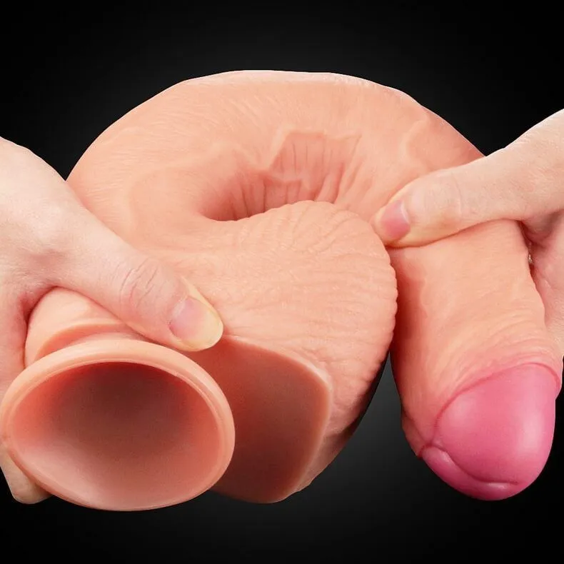 фаллоимитатор lovetoy 12 inch dual layered nature cock king sized, телесный в Краснодаре