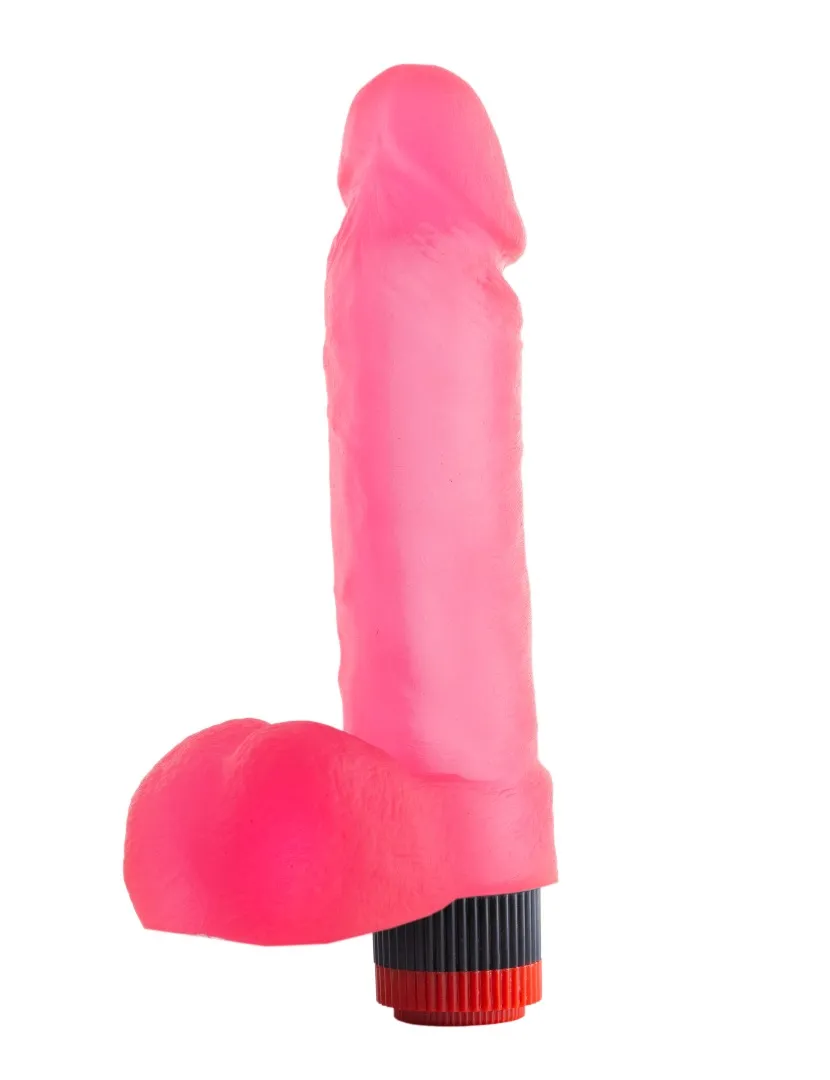 вибратор гелевый розовый 221400ru в Краснодаре