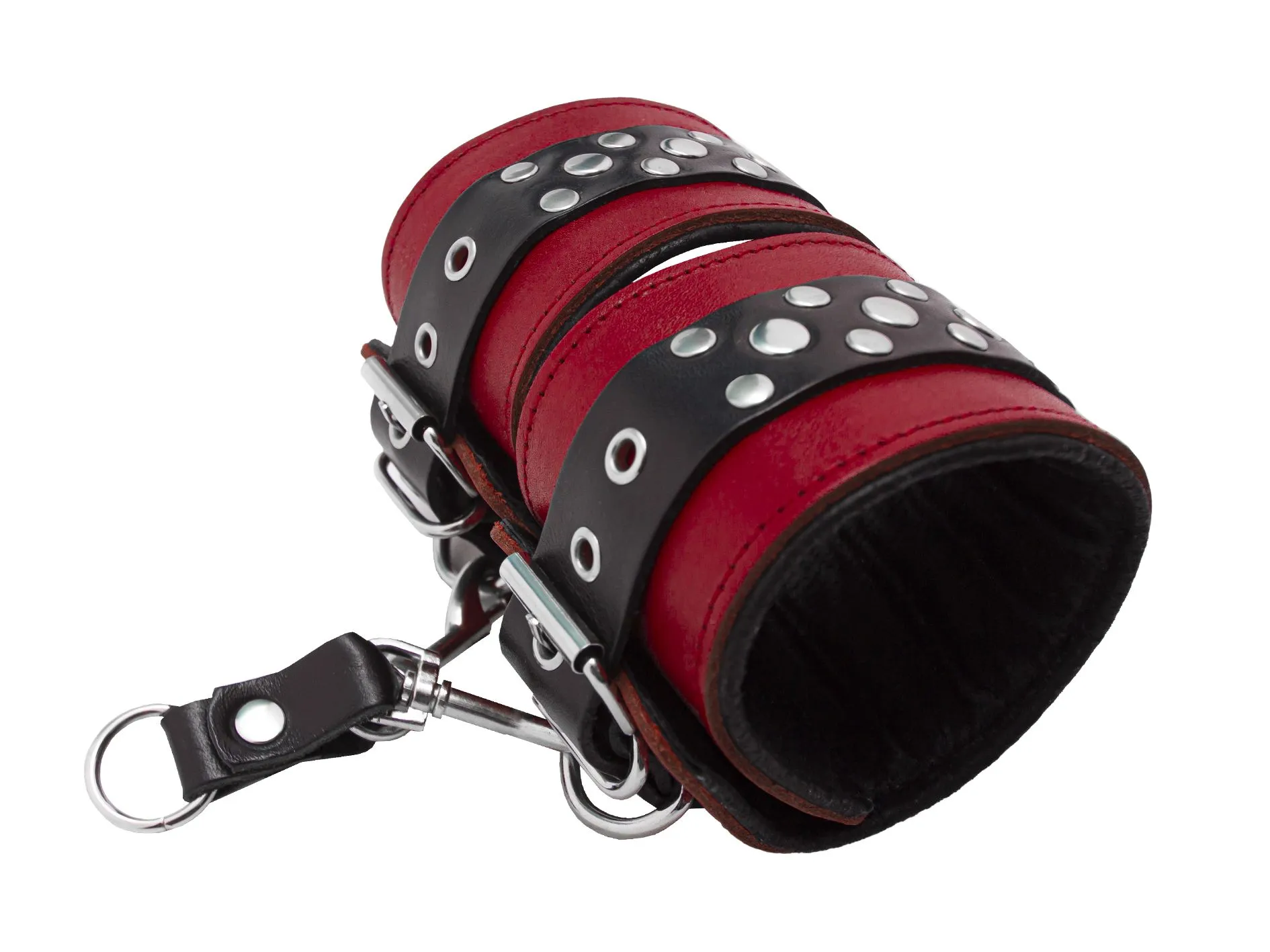 Поножи декоративные PinkRabbit на мягкой подкладке, красные