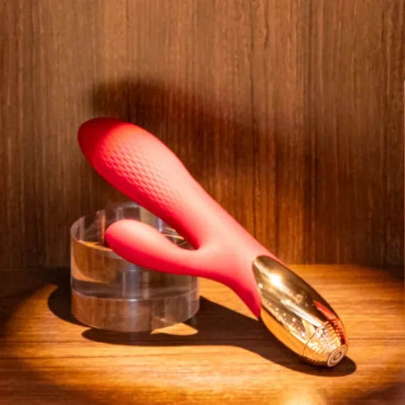 вибромассажер kissky wild venus, красный в Краснодаре