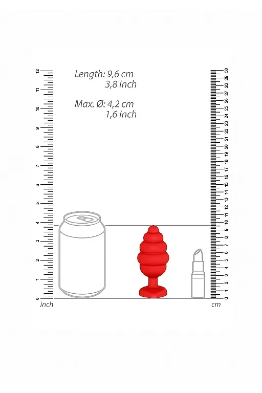 анальная пробка extra large ribbed diamond heart plug в Краснодаре