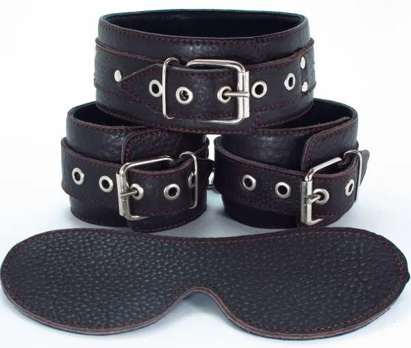 набор бдсм из мягкой кожи 53015ars в Краснодаре