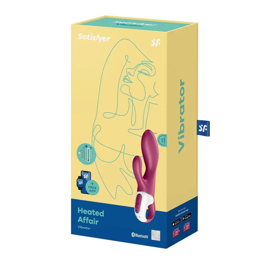 вибромассажер satisfyer heated affair connect app, красный в Краснодаре