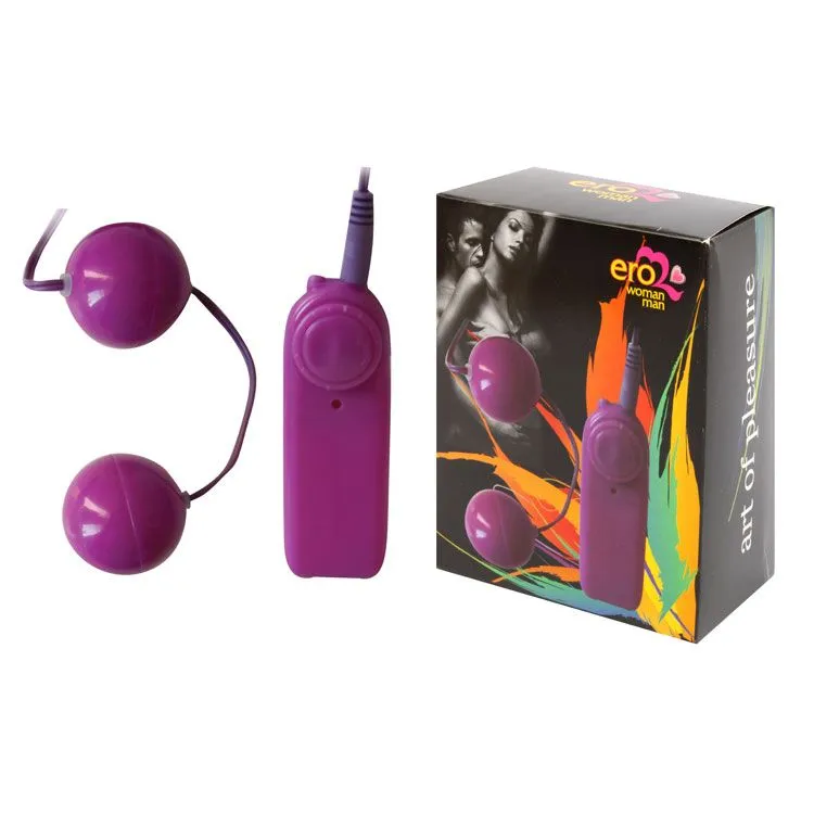 шарики вагинальные с вибрацией, фиолетовые в Краснодаре