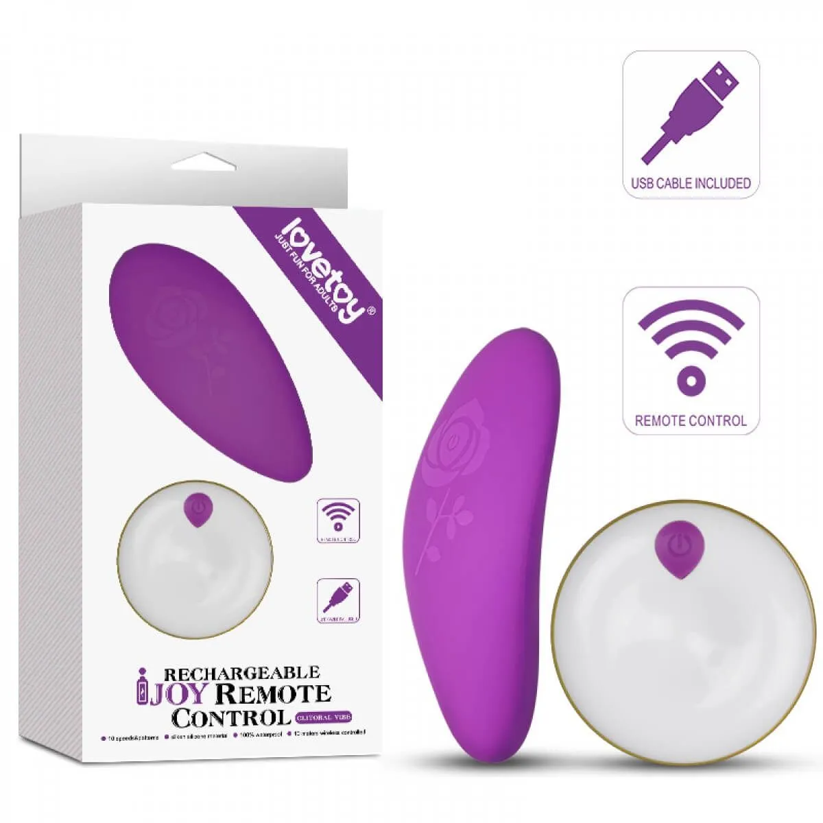 вибратор lovetoy ijoy clitoral vibe, фиолетовый в Краснодаре