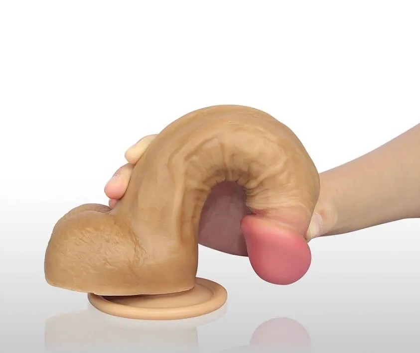 фаллоимитатор на присоске lovetoy nature cock 8 inch, телесный в Краснодаре