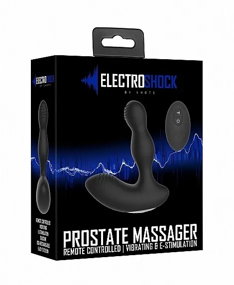 массажер простаты с электростимуляцией и пультом управления prostate massager shots electroshock в Краснодаре