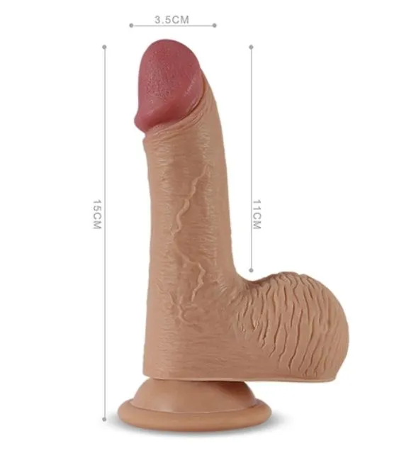 вибратор на присоске lovetoy nature cock luca, телесный в Краснодаре