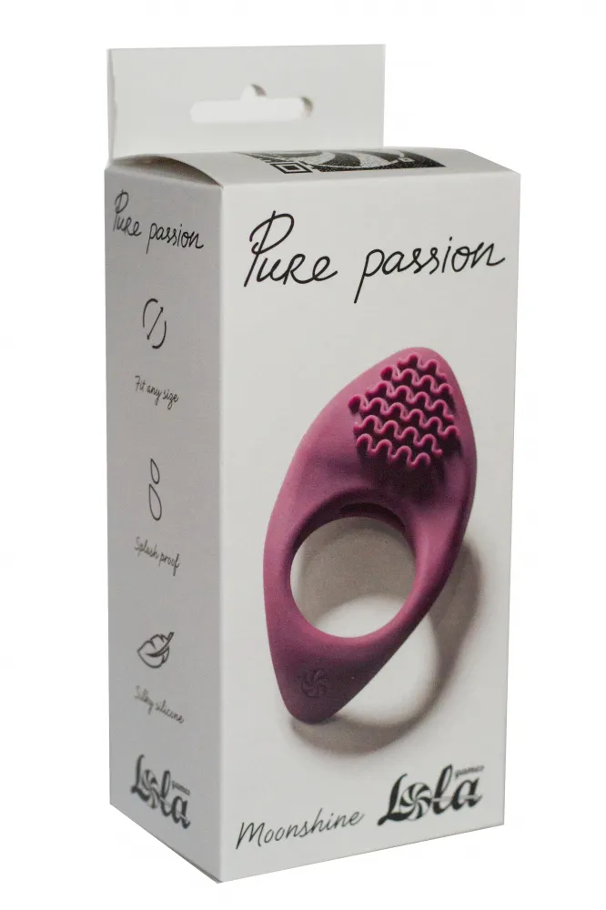эрекционное виброкольцо pure passion moonshine wine red 1301-02lola в Краснодаре