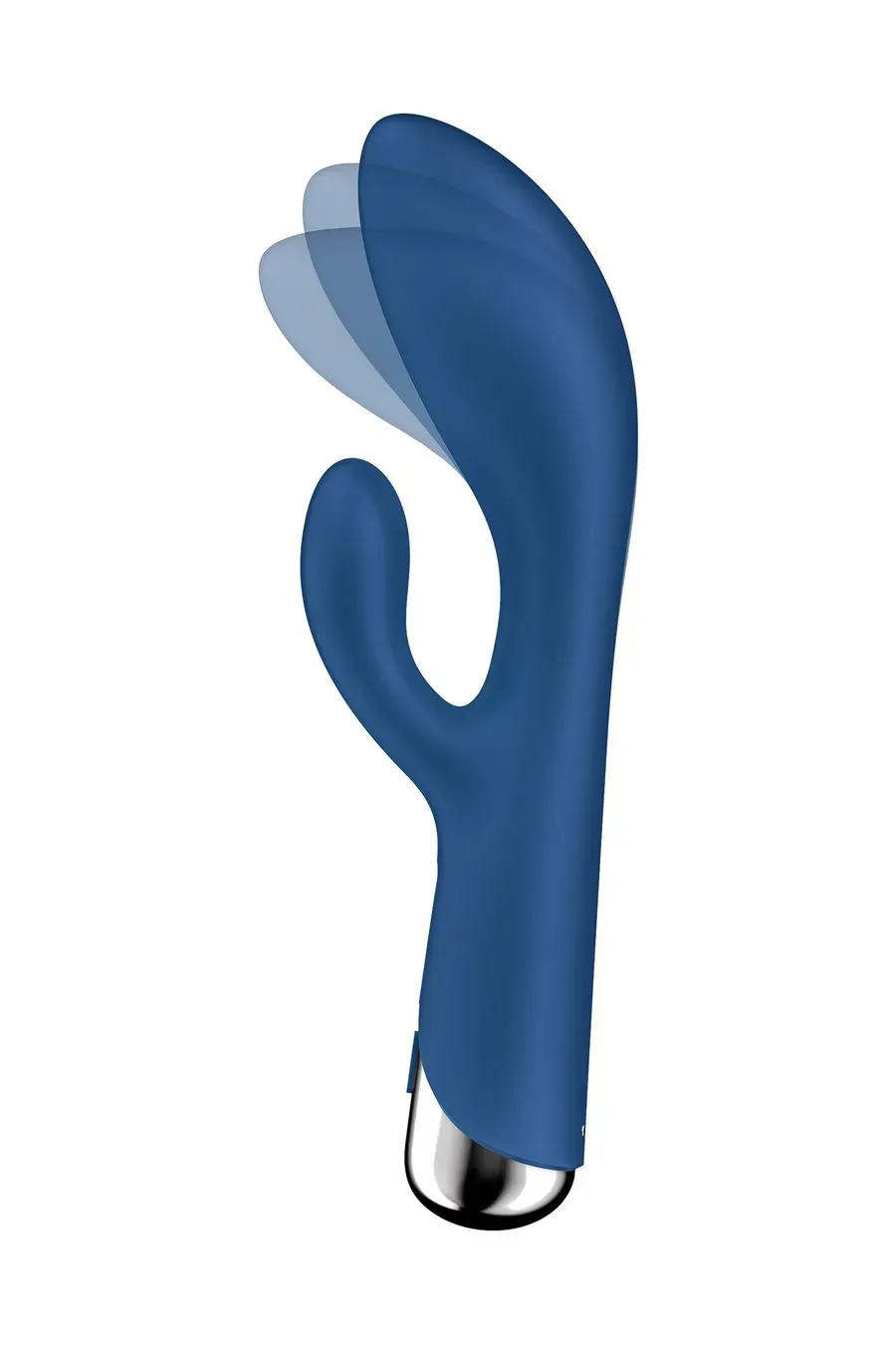 вибратор-кролик с ротацией satisfyer spinning rabbit 1, силикон, синий, 20,5 см в Краснодаре