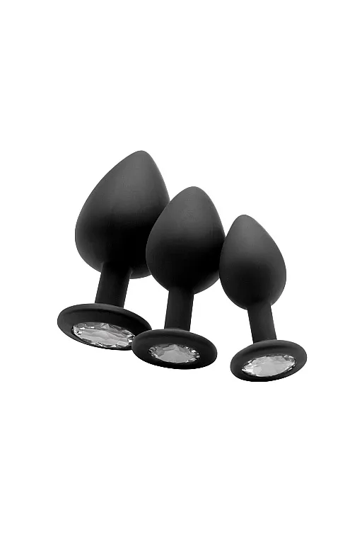 анальная пробка с кристаллом diamond butt plug (large) в Краснодаре