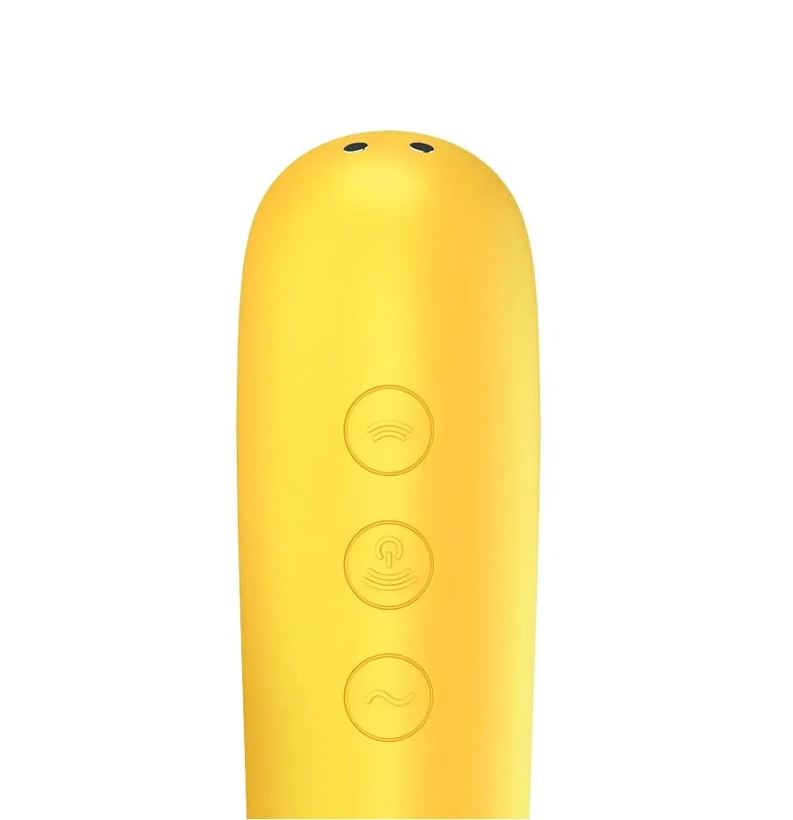 вакуум-волновой бесконтактный стимулятор клитора satisfyer dual love, жёлтый в Краснодаре