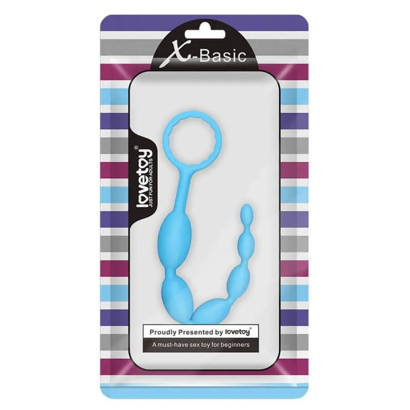 анальная елочка lovetoy x-basic 10, розовая в Краснодаре