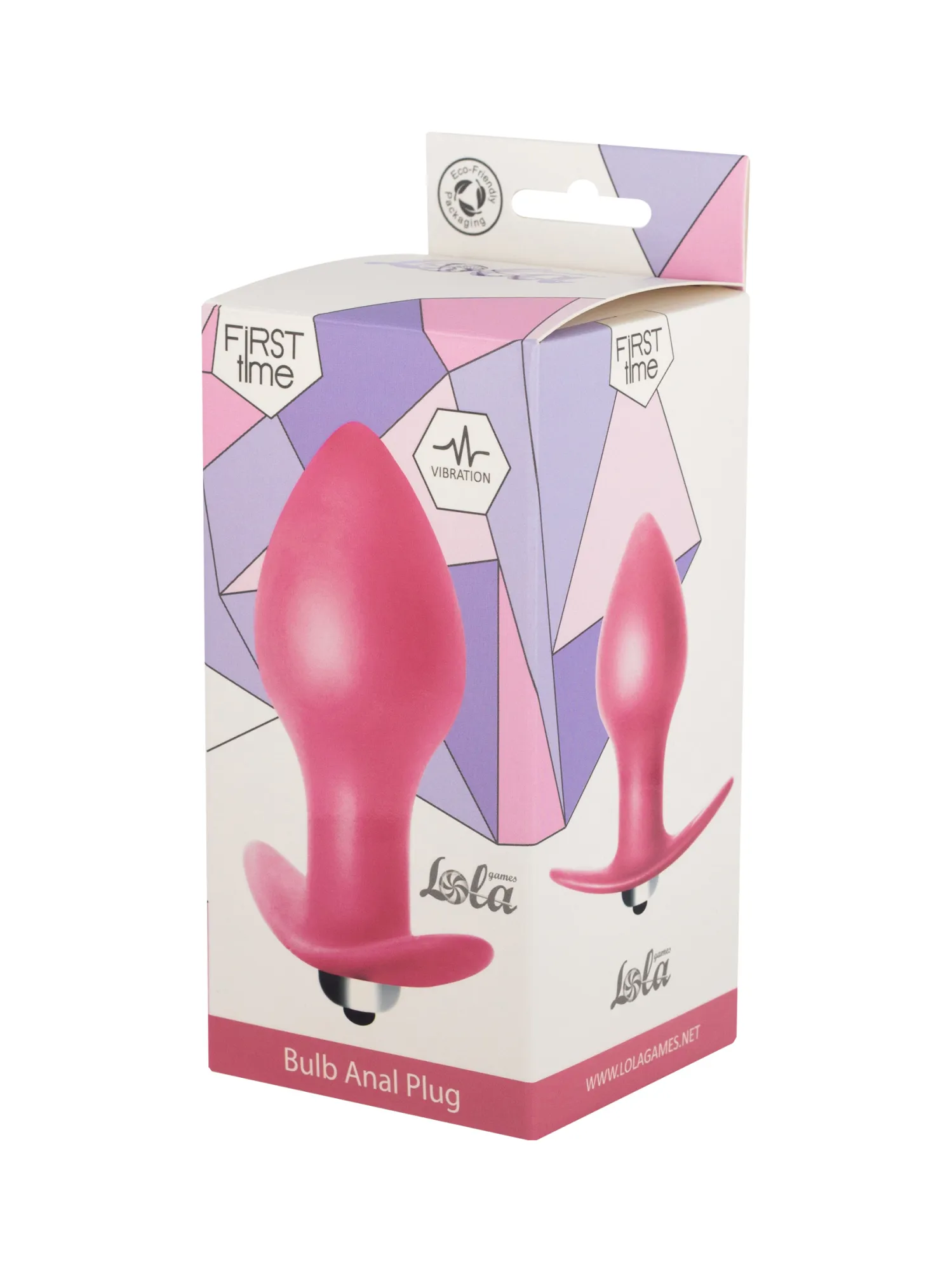 Анальная пробка с вибрацией Bulb Anal Plug Pink (Батарейки ААА) 5006-01lola