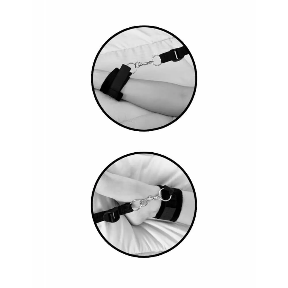 фиксатор pipedream wraparound mattress restraints, черные в Краснодаре