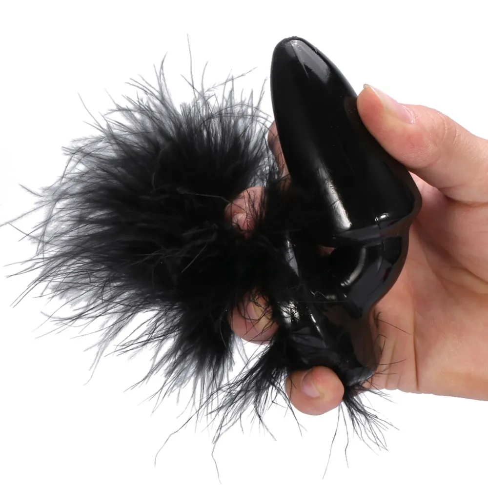 анальная пробка с хвостом "black bunny" 47000-mm в Краснодаре