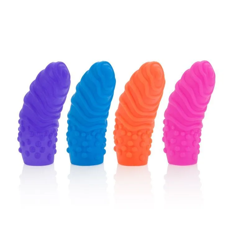 Насадки на пальцы California Exotic Novelties Posh Silicone Finger Swirls, 4 шт