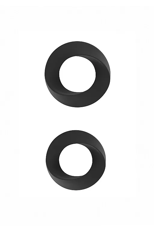 набор из двух колец no.24 - mobius cockring set - black в Краснодаре