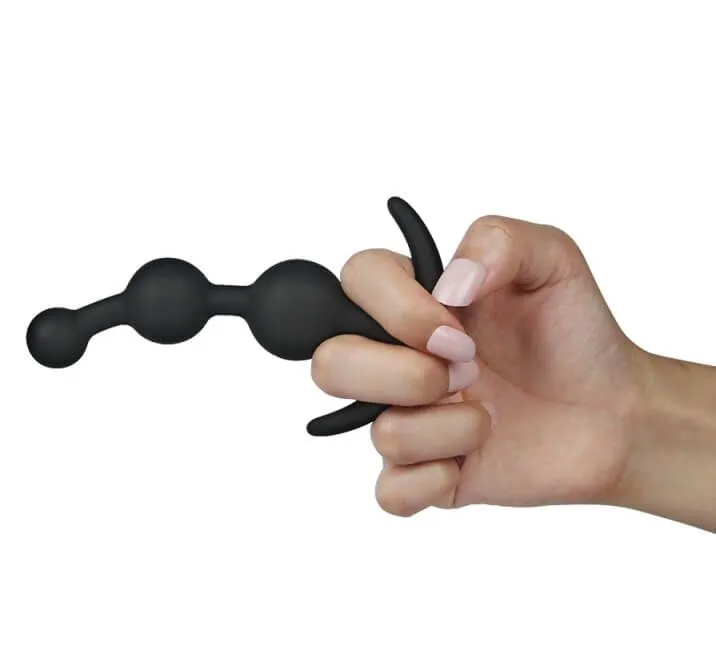 анальная елочка lovetoy lure me 20, чёрная в Краснодаре