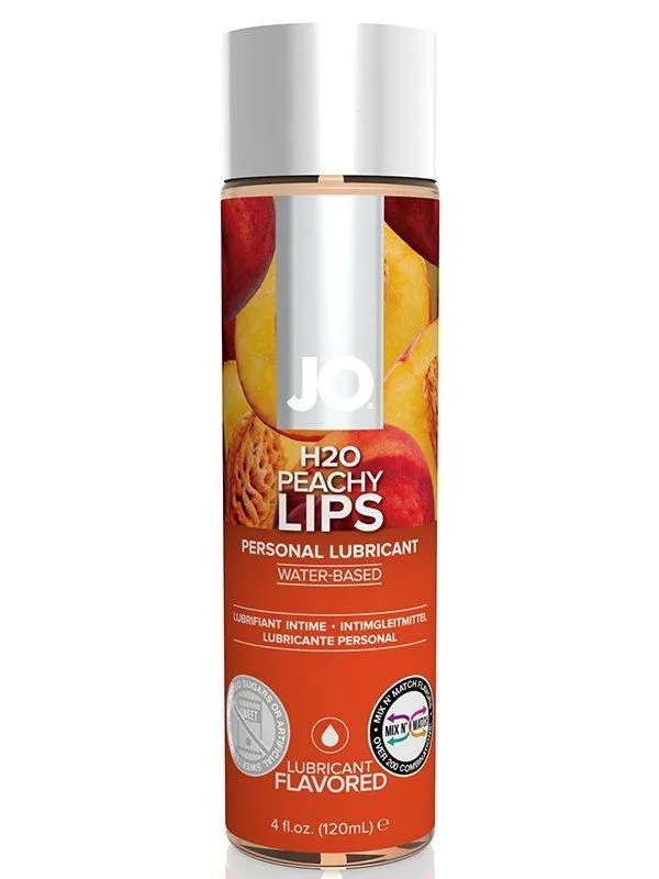 Вкусовой лубрикант JO Flavored Peachy Lips Сочный персик, 120 мл