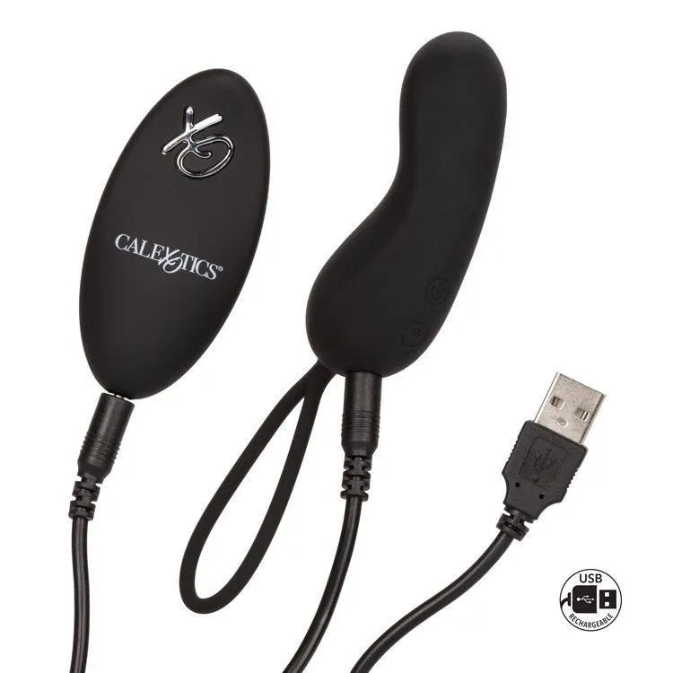 виброяйцо california exotic novelties remote rechargeable curve, чёрное в Краснодаре