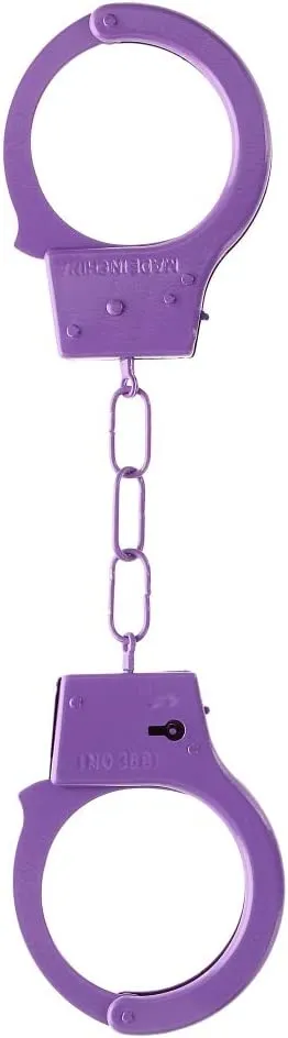 наручники металлические beginner's handcuffs, фиолетовые в Краснодаре