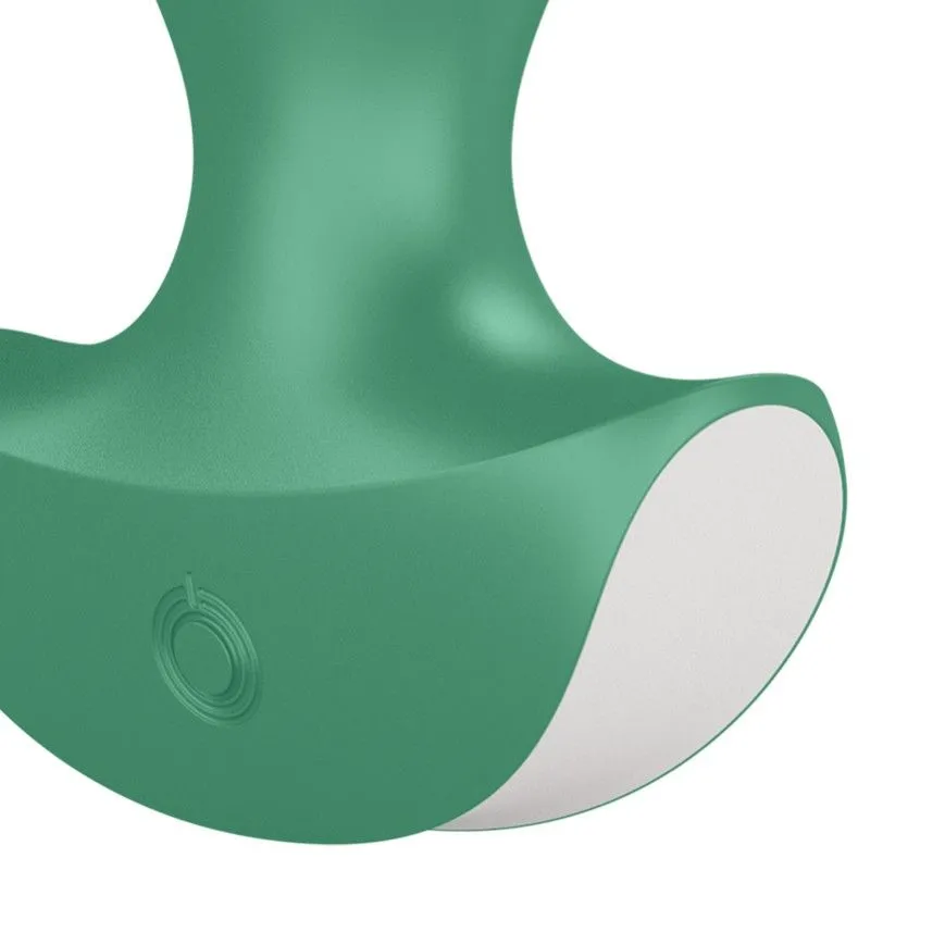 пробка анальная с вибрацией satisfyer lolli plug 2, зелёная в Краснодаре