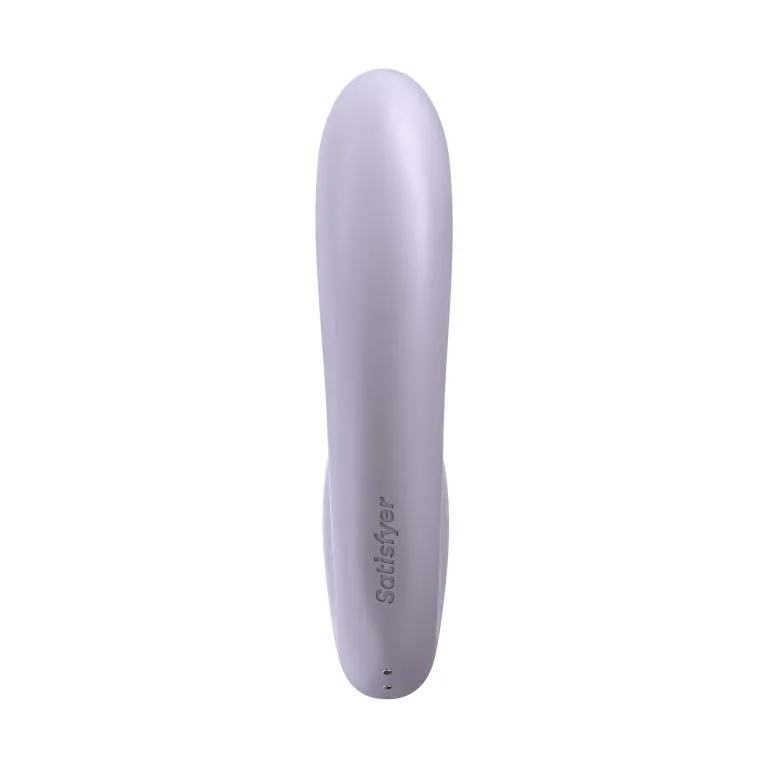 вибратор с вакуумным стимулятором satisfyer sunray с фиксацией формы (лиловый) в Краснодаре