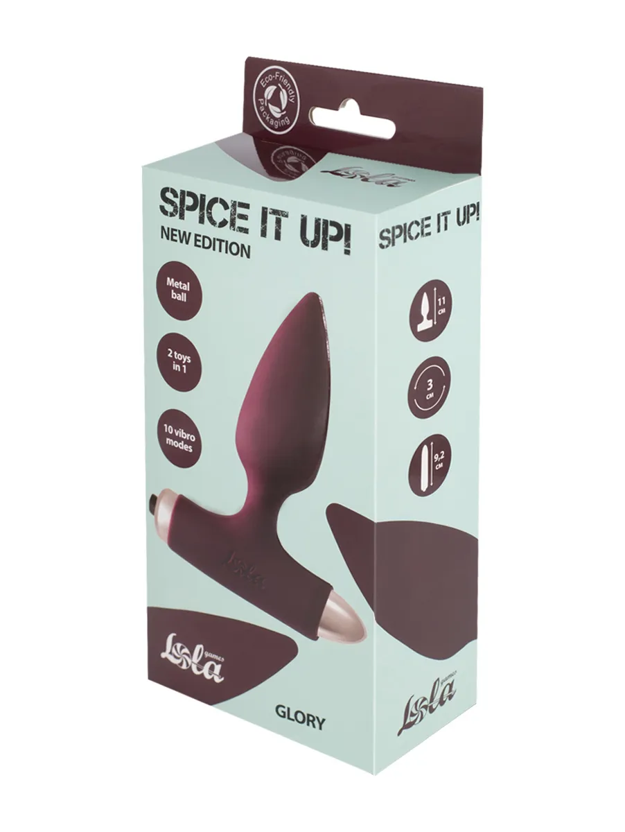 анальная пробка с вибрацией spice it up new edition glory wine red 8015-03lola в Краснодаре