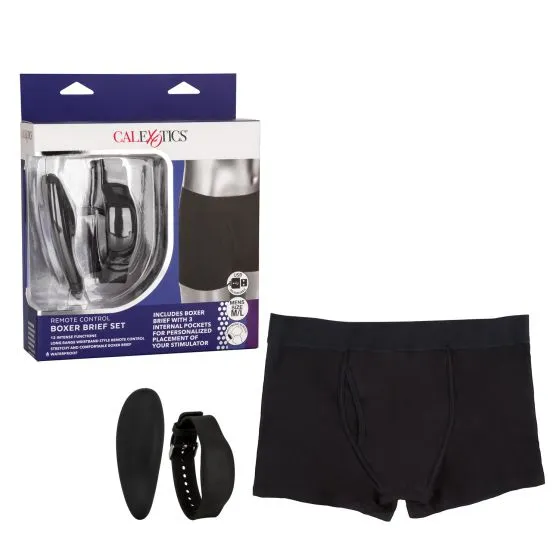 трусы боксеры с вибромассажером remote control panty set  m/l в Краснодаре